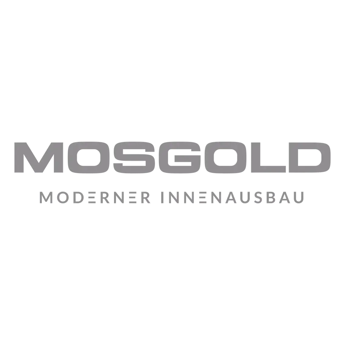 Logo von Mosgold, spezialisiert auf modernen Innenausbau und stilvolle Raumgestaltung.