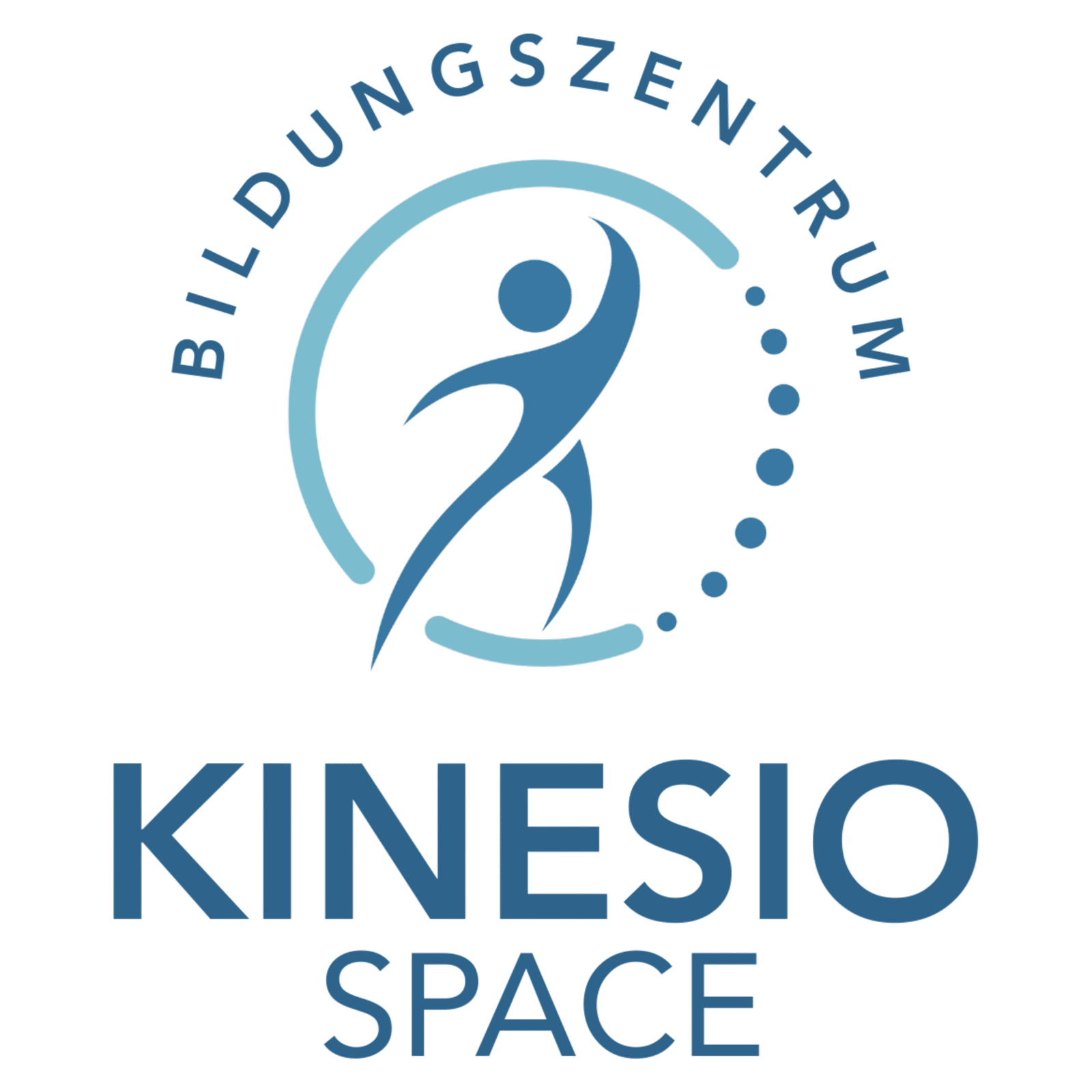 Logo des Bildungszentrums Kinesio Space, das sich auf ganzheitliche Bewegungs- und Gesundheitsschulungen spezialisiert hat.