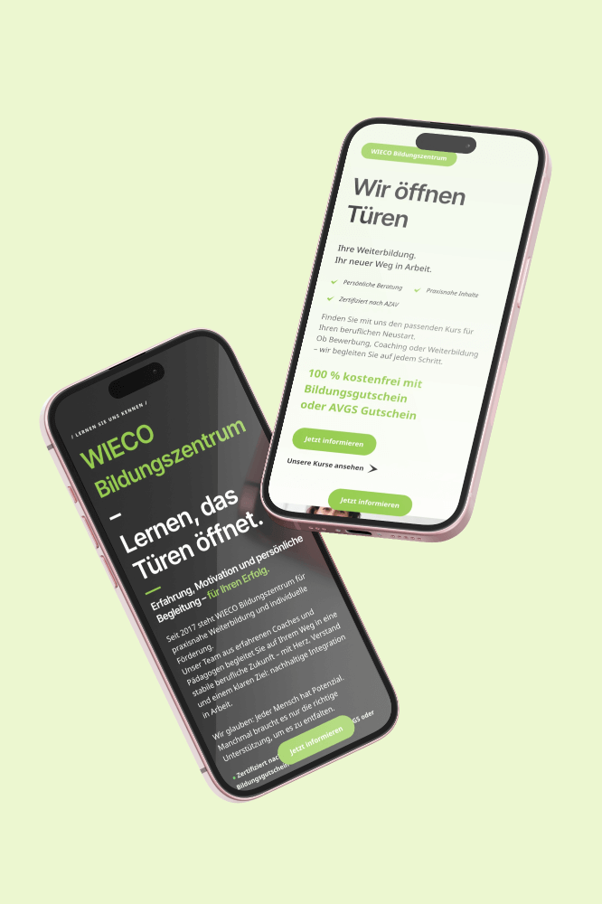 http://Zwei%20Smartphones%20zeigen%20die%20Webseite%20des%20WIECO%20Bildungszentrums,%20die%20Informationen%20zu%20Weiterbildungsangeboten,%20persönlichen%20Beratungen%20und%20Fördermöglichkeiten%20wie%20Bildungsgutscheinen%20bietet.%20Die%20Seite%20betont%20die%20individuelle%20Unterstützung%20für%20berufliche%20Neuorientierungen%20und%20Erfolg%20im%20Arbeitsmarkt.